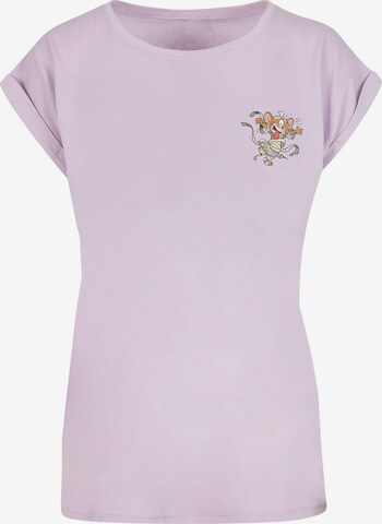 T-shirt 'Tom And Jerry - Frankenstein Jerry' ABSOLUTE CULT en violet : devant