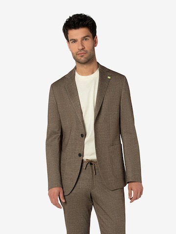 BENVENUTO Slim Fit Sneaker-Jacket in Slim Fit in Braun: Vorderseite