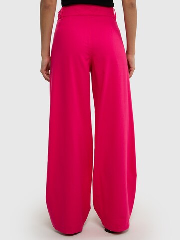 BIG STAR Wide leg Trousers 'Malu' in Pink