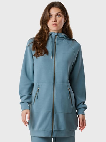 Seaside Sweat jacket 'Lounge' in Blue: front