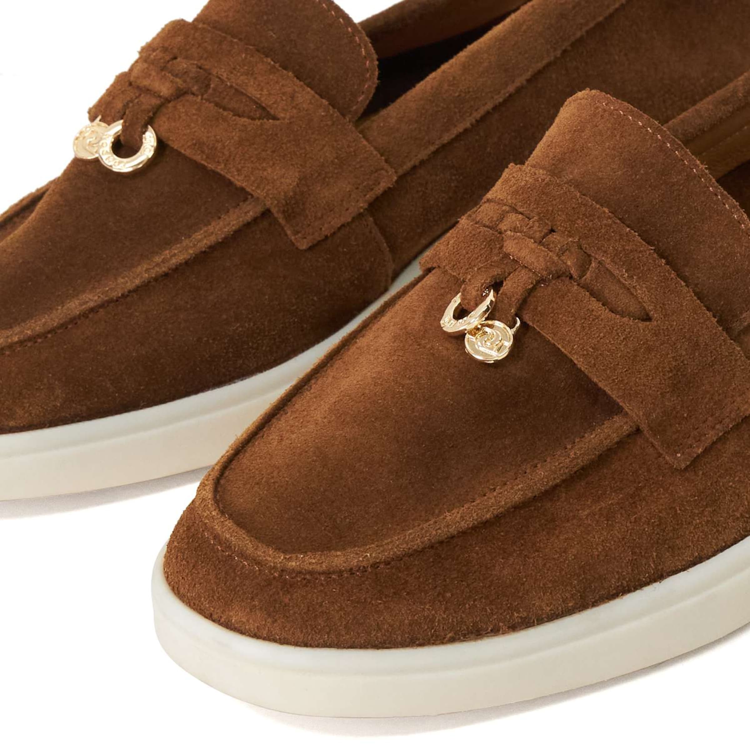 Dune LONDON Instappers in Bruin