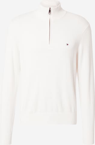 TOMMY HILFIGER Pullover in Weiß: Vorderseite