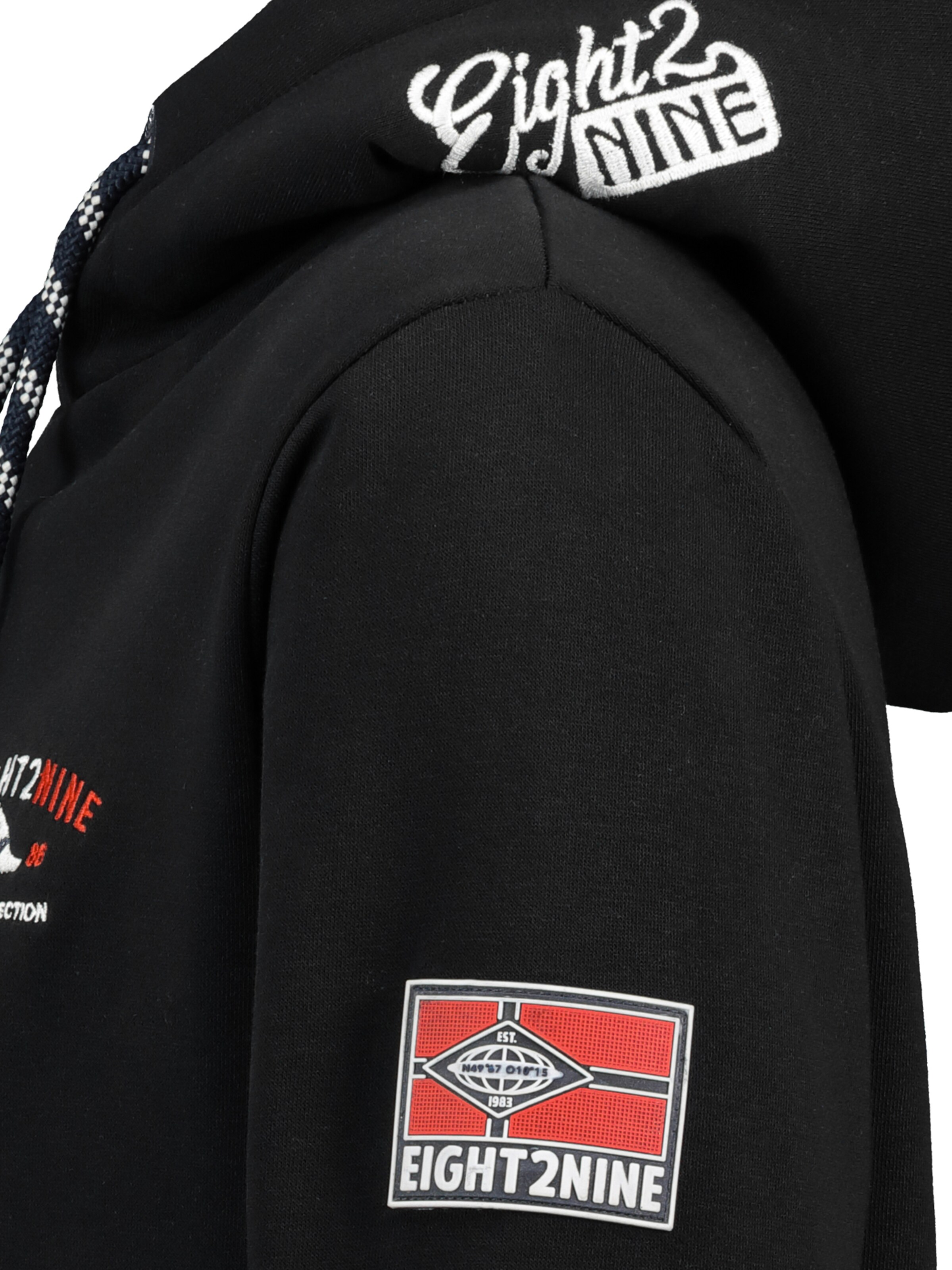 Eight2Nine Sweatvest in Zwart