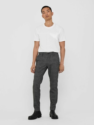 Regular Pantalon chino Only & Sons en gris