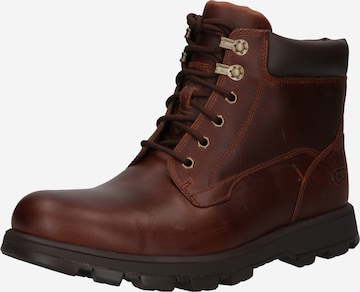 UGG Lace-Up Boots 'Stenton' in Brown: front