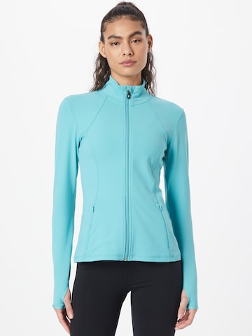 SKECHERS Sportsweatjacke in Blau: Vorderseite