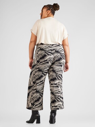 Z-One Wide leg Broek 'Cira' in Zwart