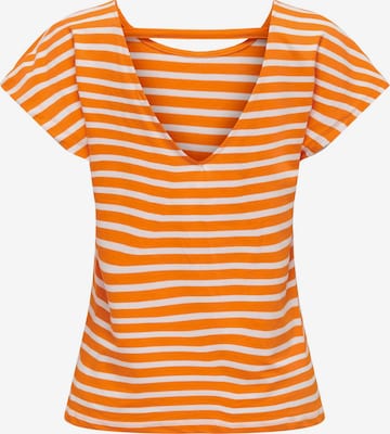 ONLY T-Shirt 'MAY' in Orange