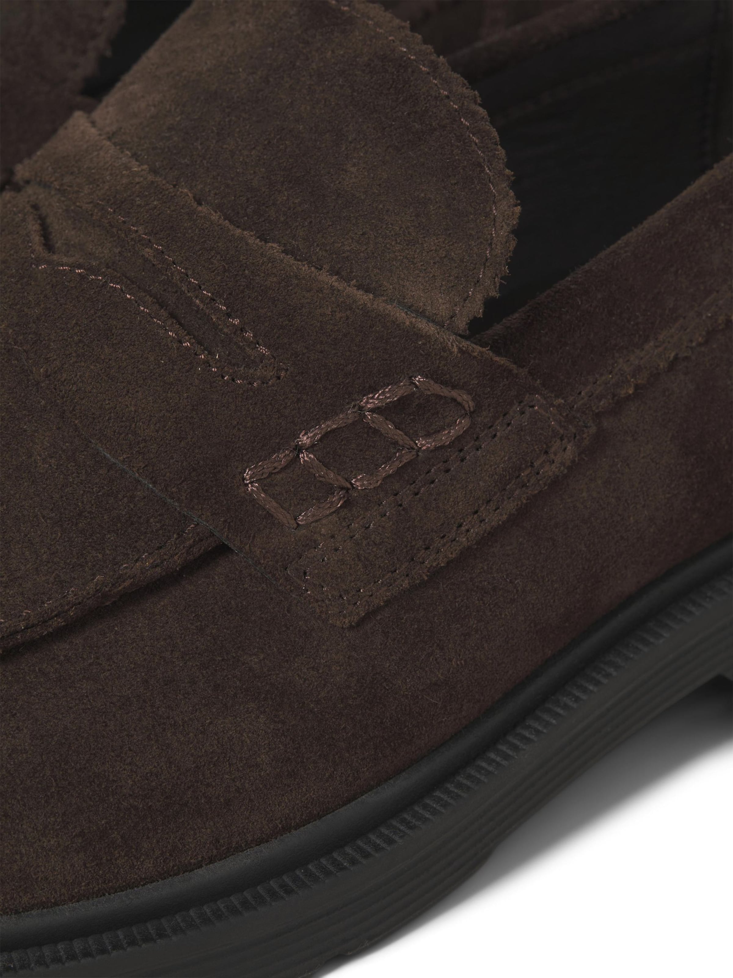 JACK & JONES Slipper i brun