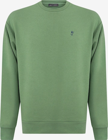 žalia Jacey Quinn Megztinis be užsegimo: priekis