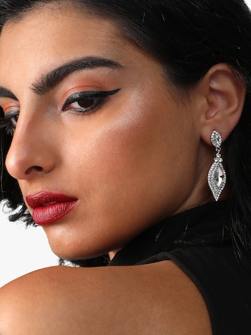 Boucles d'oreilles ' Mulina ' SOHI en argent : devant
