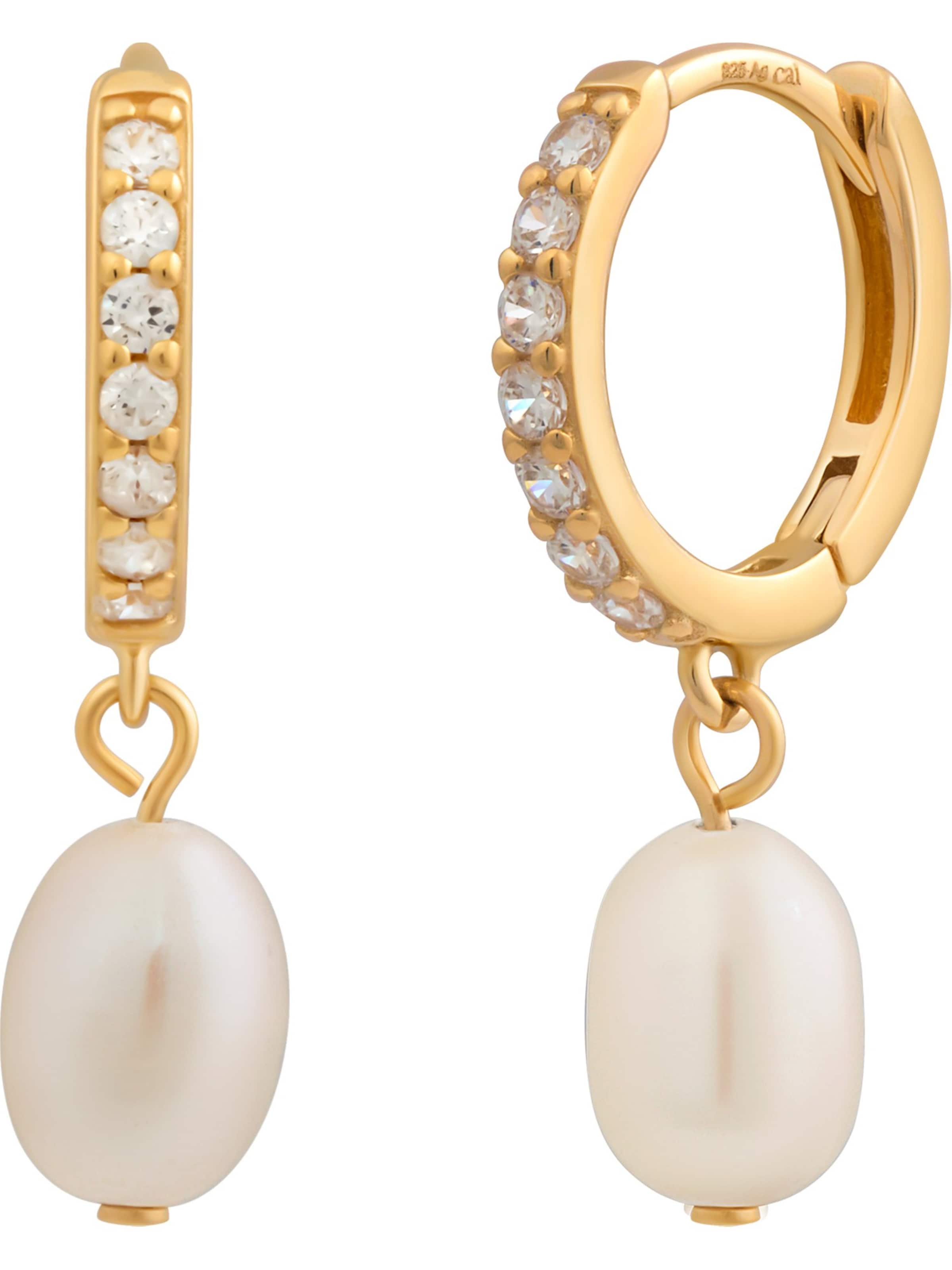 caï Ohrringe in Gold: Vorderseite