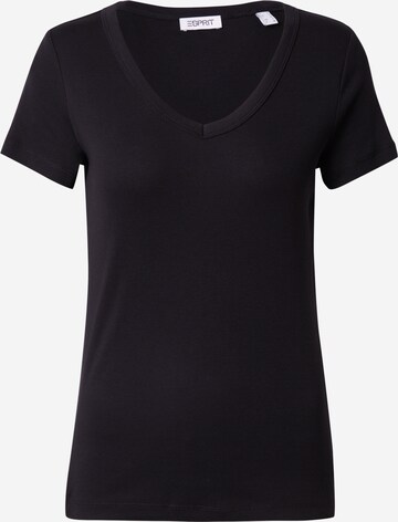 T-shirt ESPRIT en noir : devant