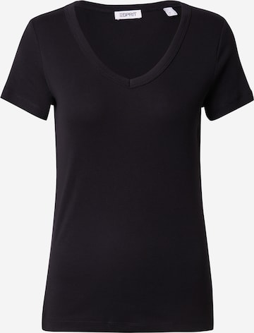 ESPRIT Shirt in Zwart: voorkant