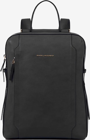 Sac à bandoulière Piquadro en noir : devant