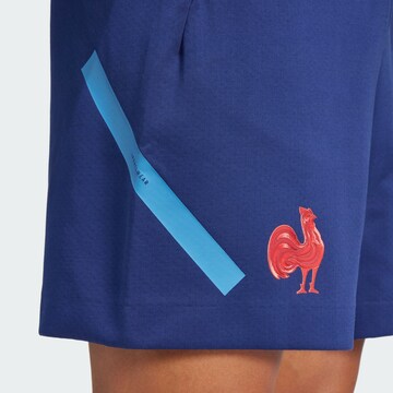 ADIDAS PERFORMANCE Regular Sports trousers 'France Travel Z.N.E. ' in Blue