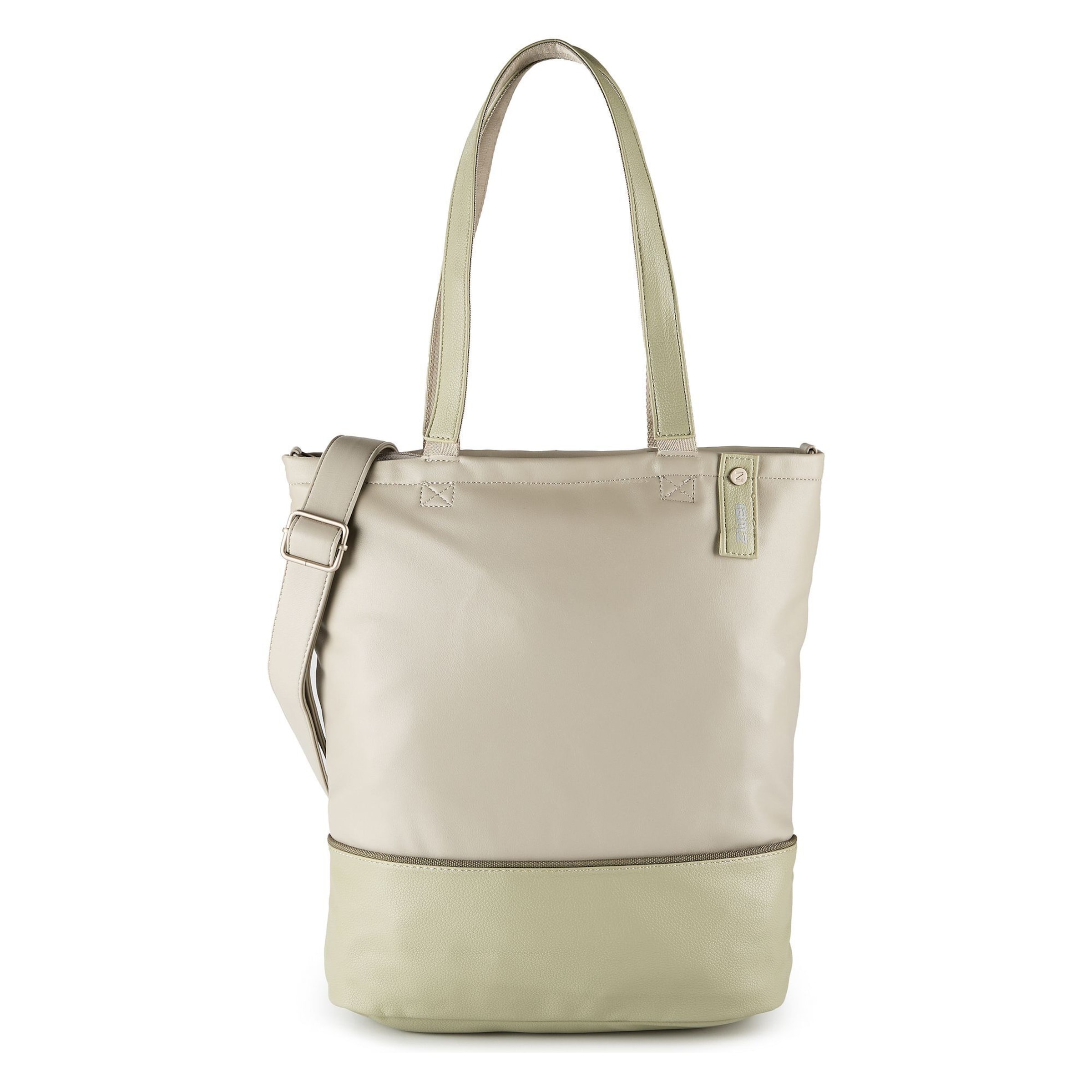 ZWEI Shopper 'Jana' in Grün: Vorderseite