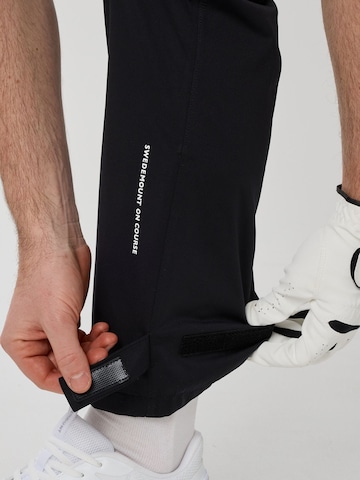 SWEDEMOUNT - regular Pantalón de montaña 'On Course' en negro