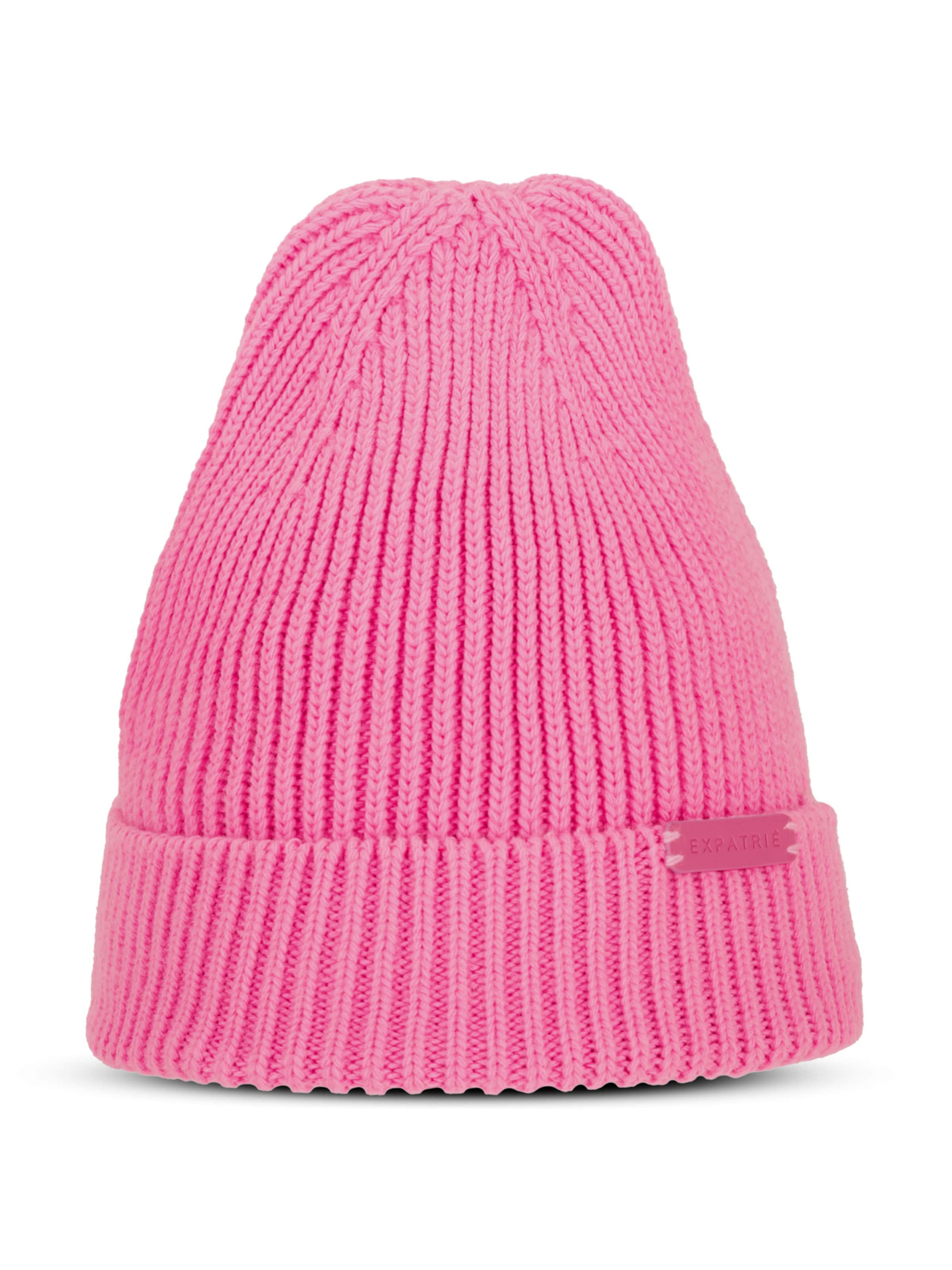 Berretto &#x27;Luna&#x27; di Expatrié in rosa: frontale