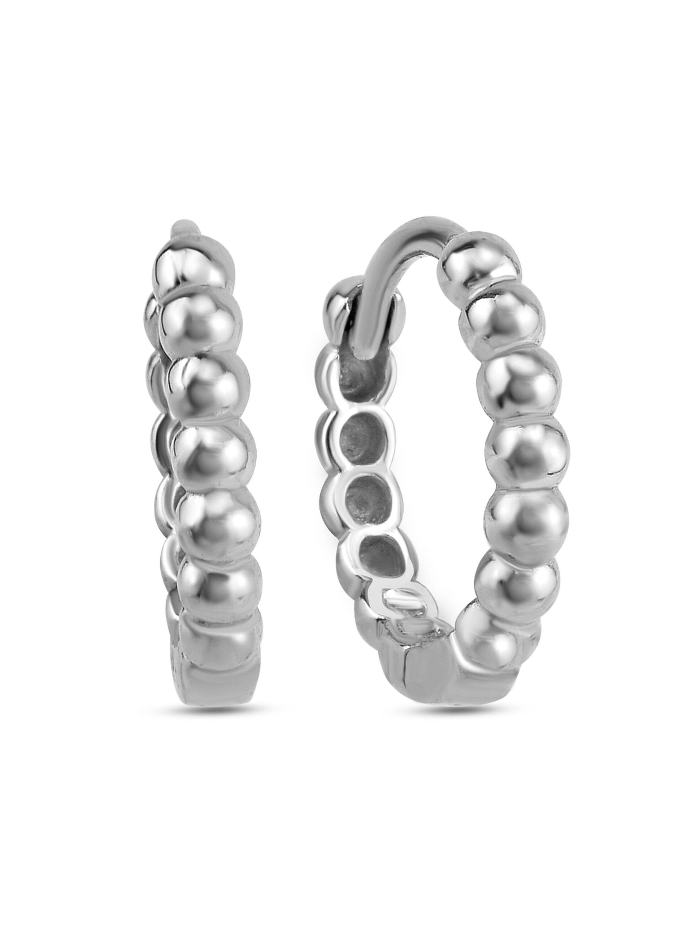 Dkeniz Ohrringe in Silber: Vorderseite