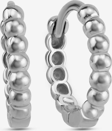 Boucles d'oreilles Dkeniz en argent : devant