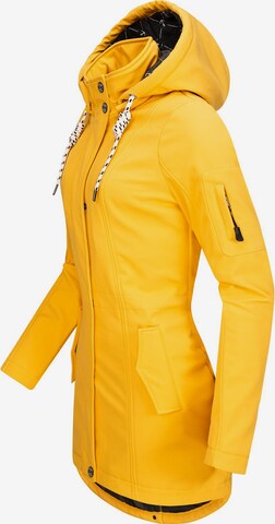 Cappotto funzionale di Peak Time in giallo