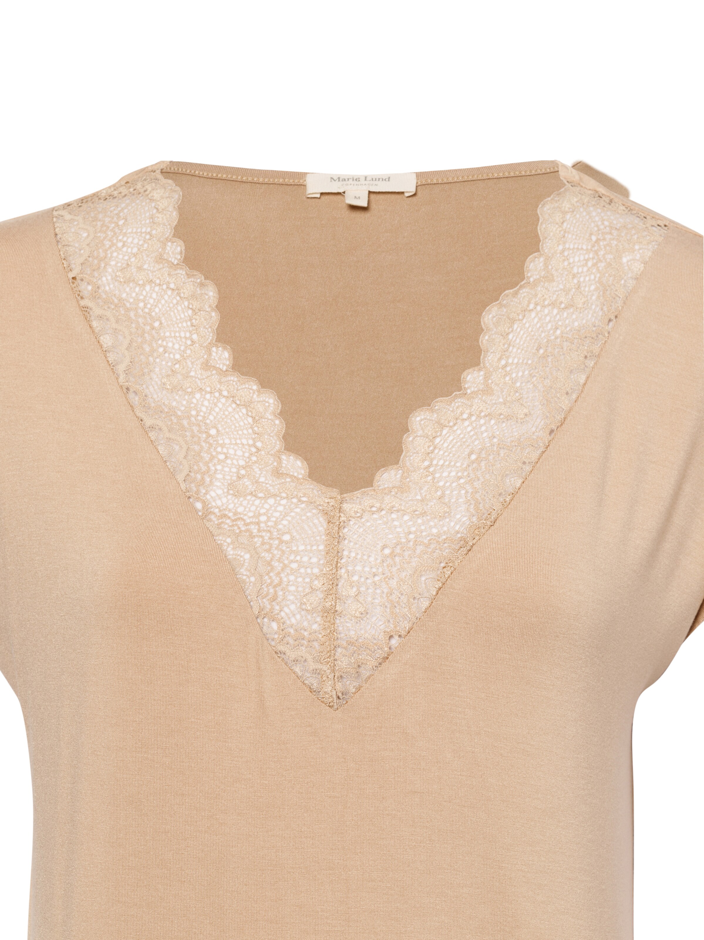 Marie Lund Pajama Shirt in Beige