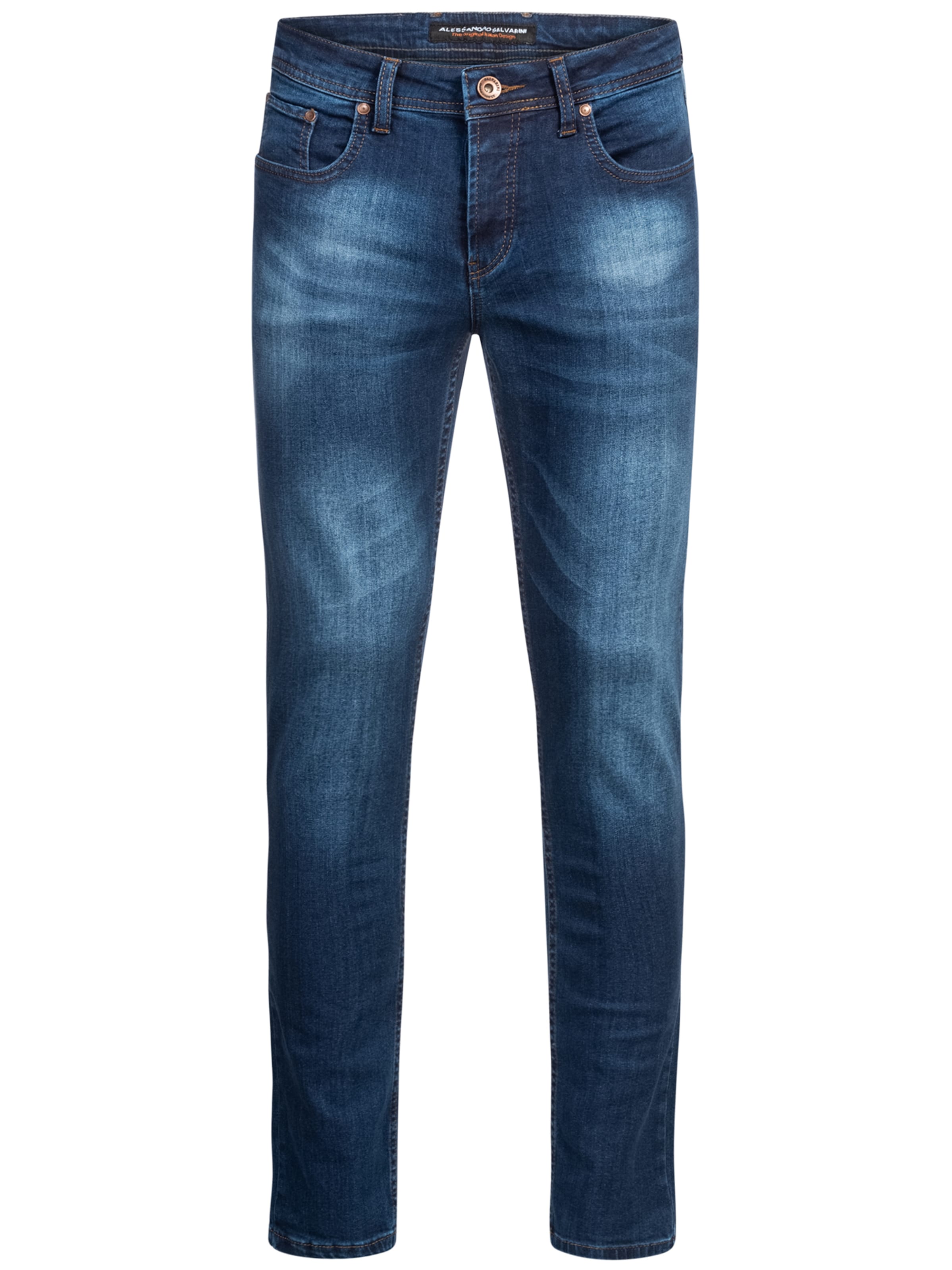 Alessandro Salvarini Jeans 'Genova' in Blauw: voorkant