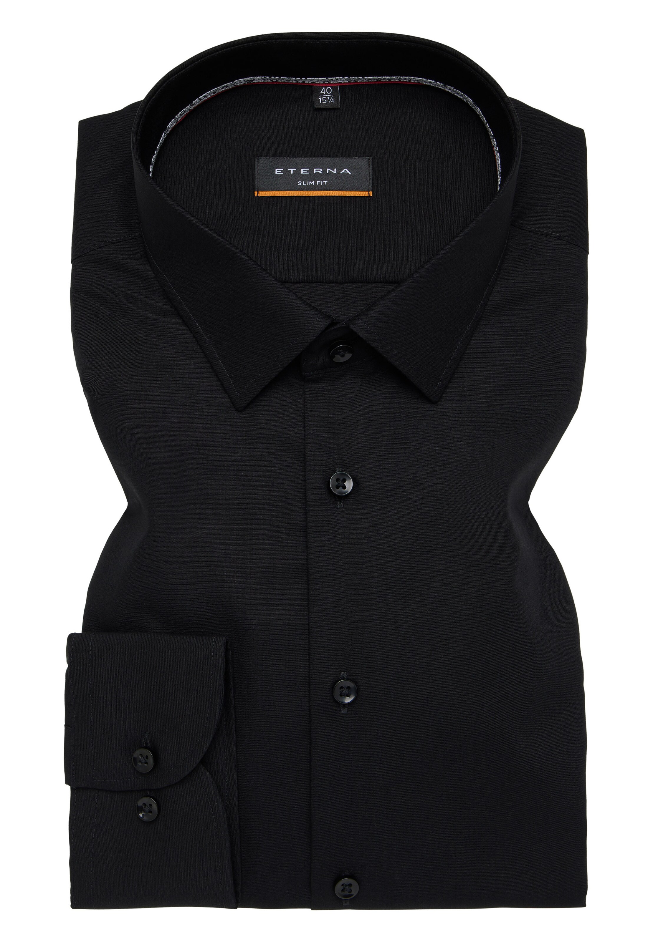 ETERNA Slim fit Business Shirt in Black