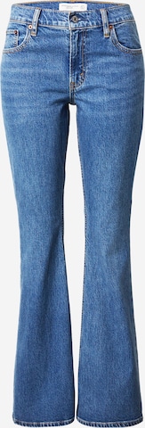 mėlyna Abercrombie & Fitch Platėjantis Džinsai: priekis