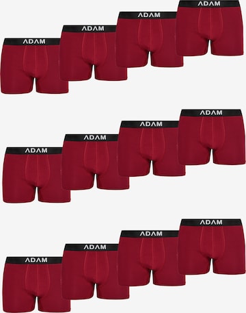 Adam Boxer shorts '12er Pack' in Red: front