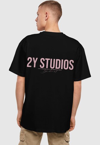 2Y Studios Shirt 'SYNDICAT' in Black