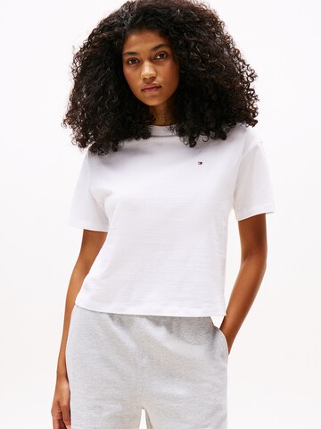 TOMMY HILFIGER Pajama shirt in White: front