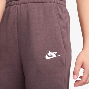 Nike Sportswear Tapered Pants 'Club' in Brown