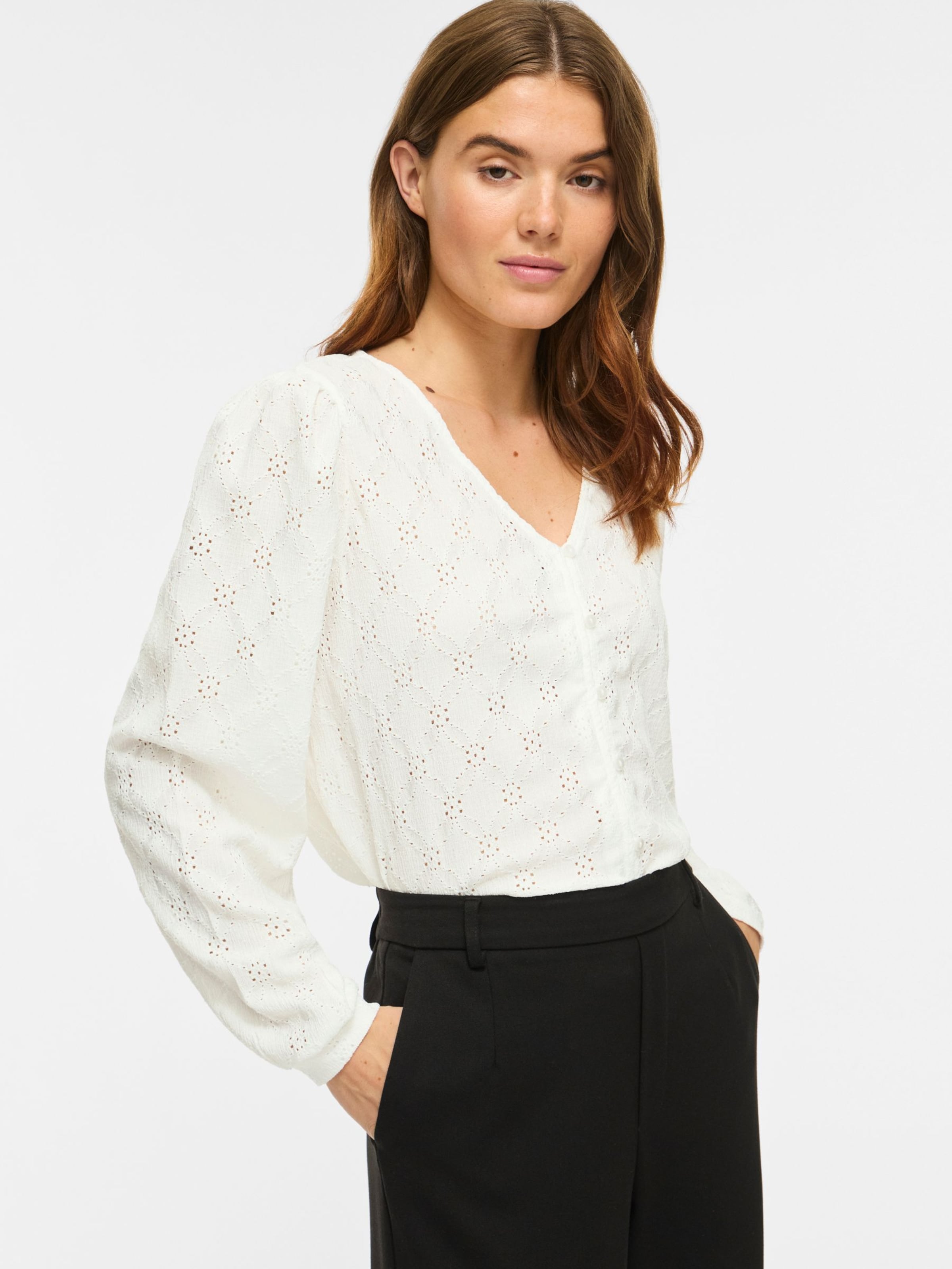 Camicia da donna di VILA in bianco