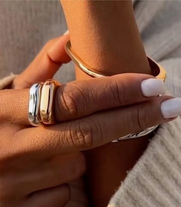 ROUGEMONT Jewellery Ring 'Damen Statement Ring Einheitsgröße 54' in Gold: front