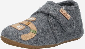 Living Kitzbühel Slippers 'Tiger' in Grey: front