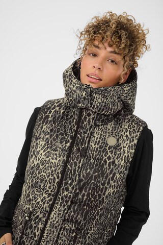 Gilet 'Gaiagro' Cream en mélange de couleurs