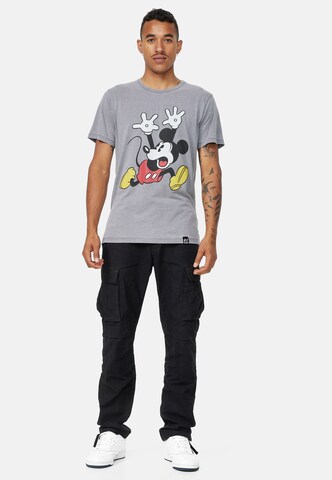 Recovered T-Shirt 'Disney Mickey Mouse Panic' in Grau