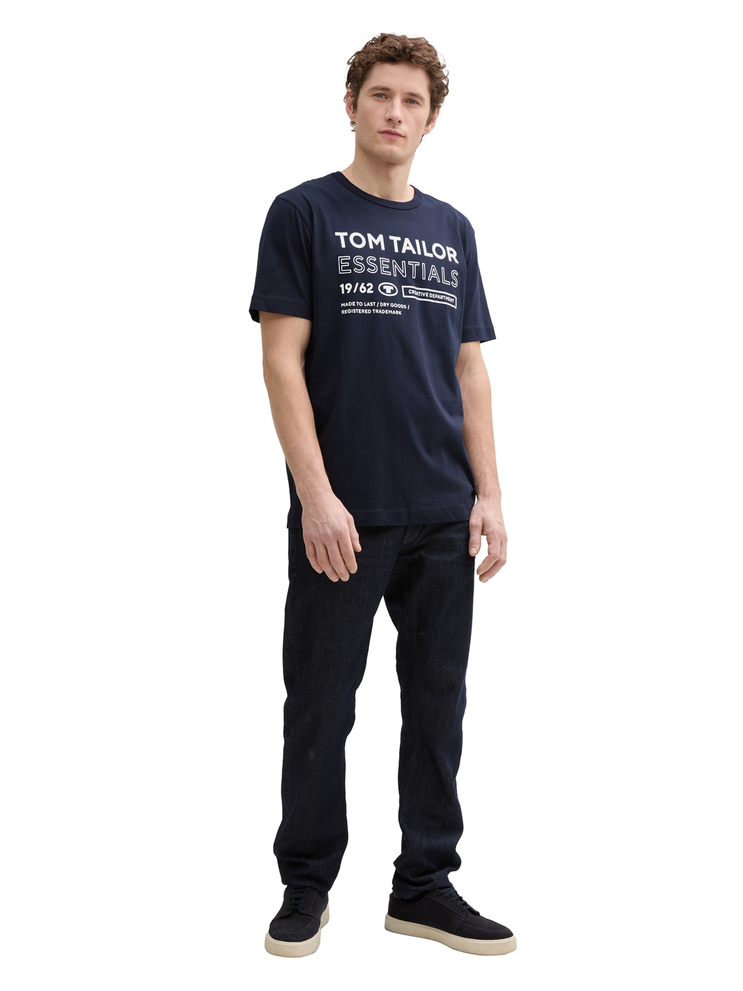 mėlyna TOM TAILOR Marškinėliai