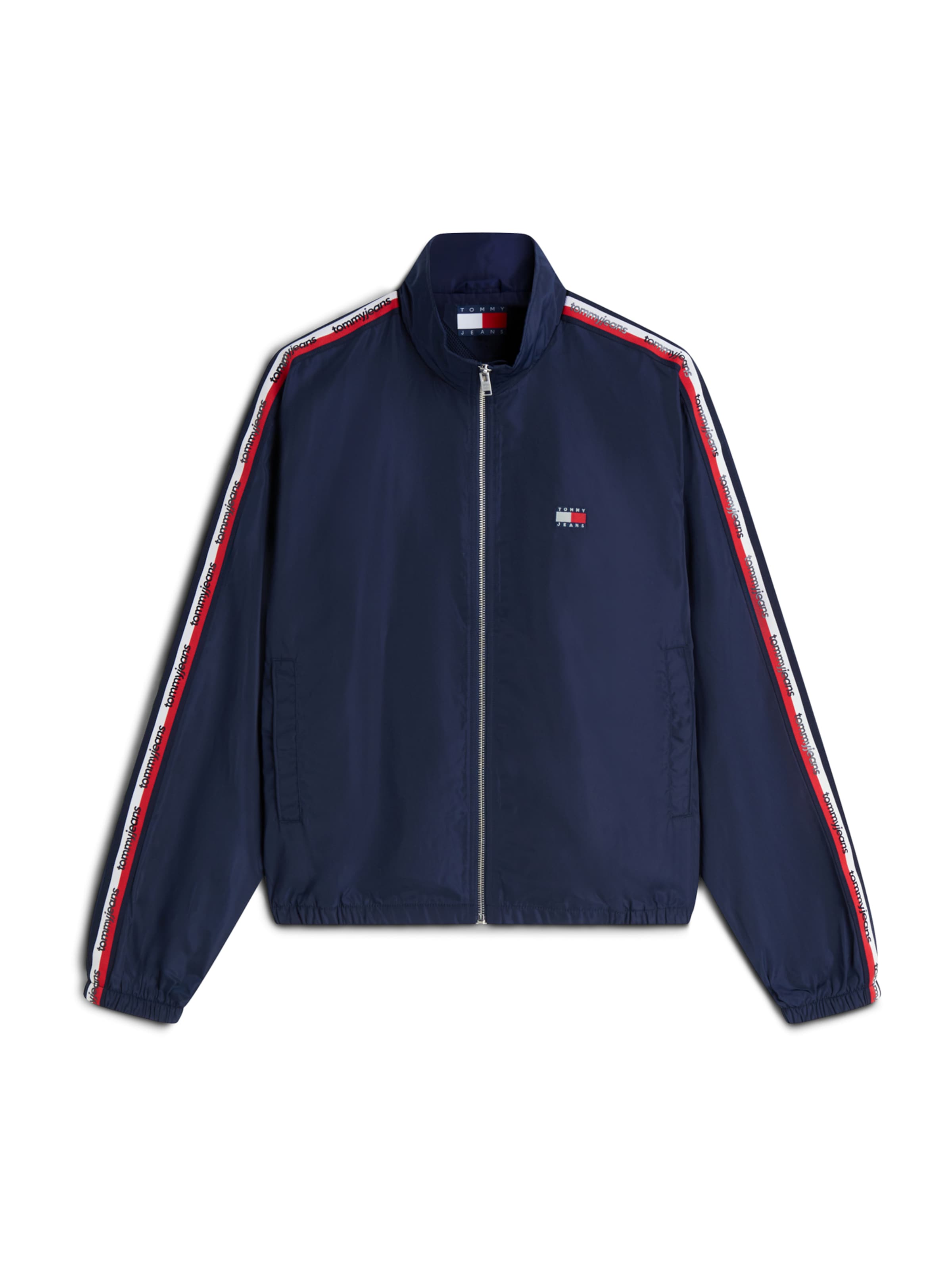 Tommy Jeans Välikausitakki 'ESSENTIAL' värissä sininen: etupuoli