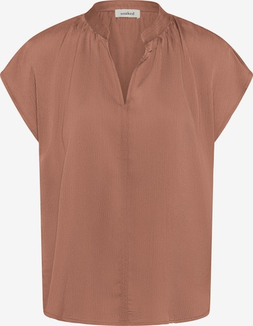 SOAKED IN LUXURY Blouse 'Paris' in Roze: voorkant