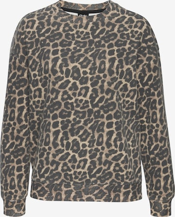 Sweat-shirt BUFFALO en marron : devant