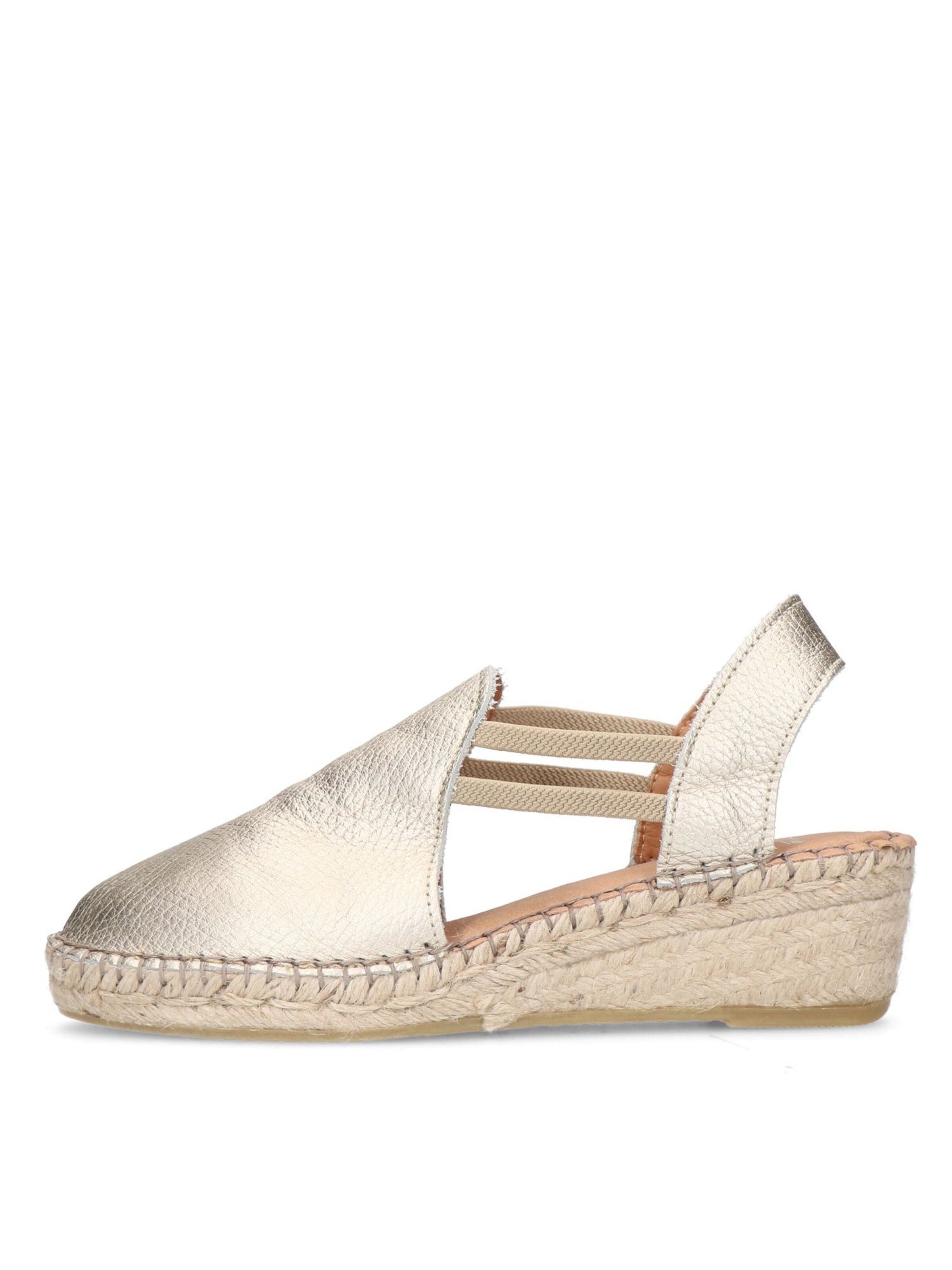 MANFIELD Espadrilles in Gold