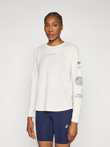 ASICS Koszulka funkcyjna 'FUJITRAIL' w kolorze biały: przód