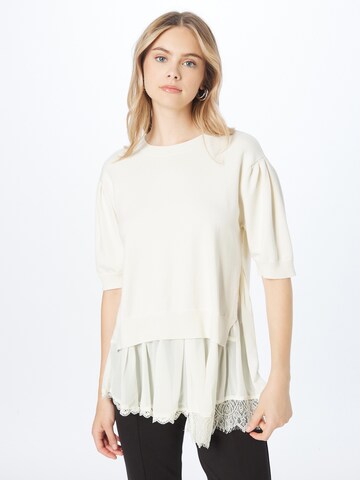 Pull-over 'MAGLIA' Twinset en blanc : devant