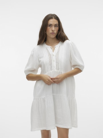 VERO MODA Jurk 'NATALI' in Wit: voorkant