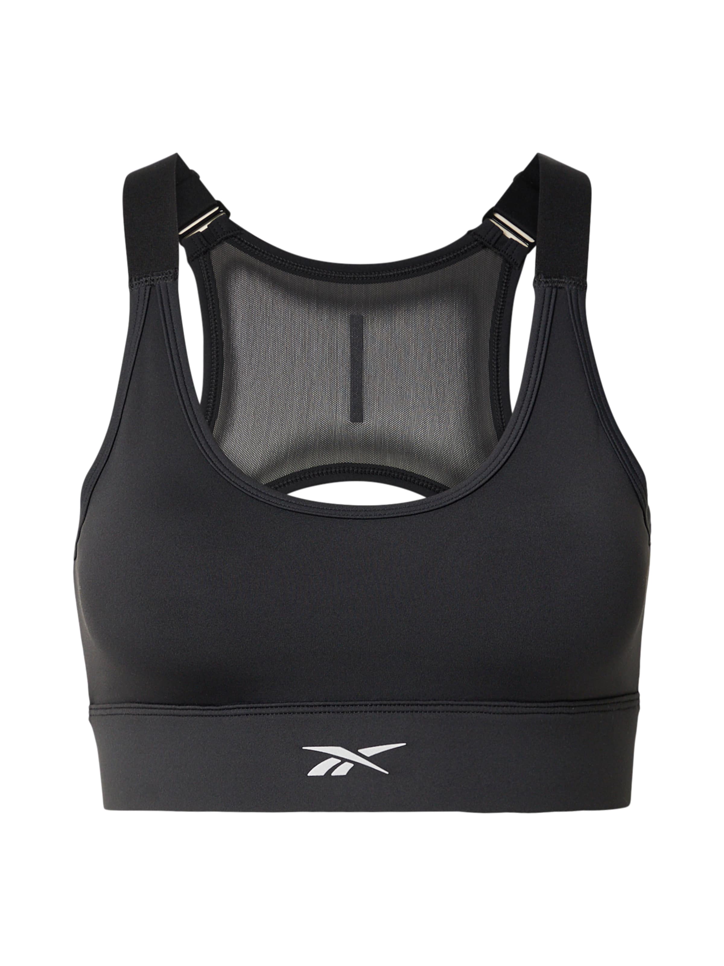 Reebok - Soutien Bustier Soutien de desporto 'CORE' em preto: frente