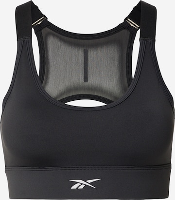 juoda Reebok Biustjė Sportinė liemenėlė 'CORE': priekis