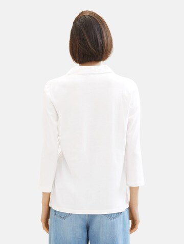 TOM TAILOR - Blusa en blanco